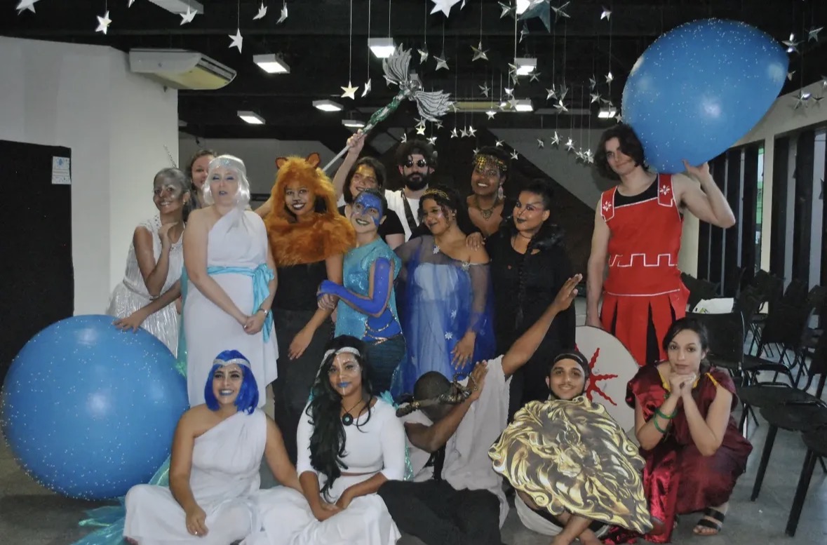 Outreach event at the planetarium and museum